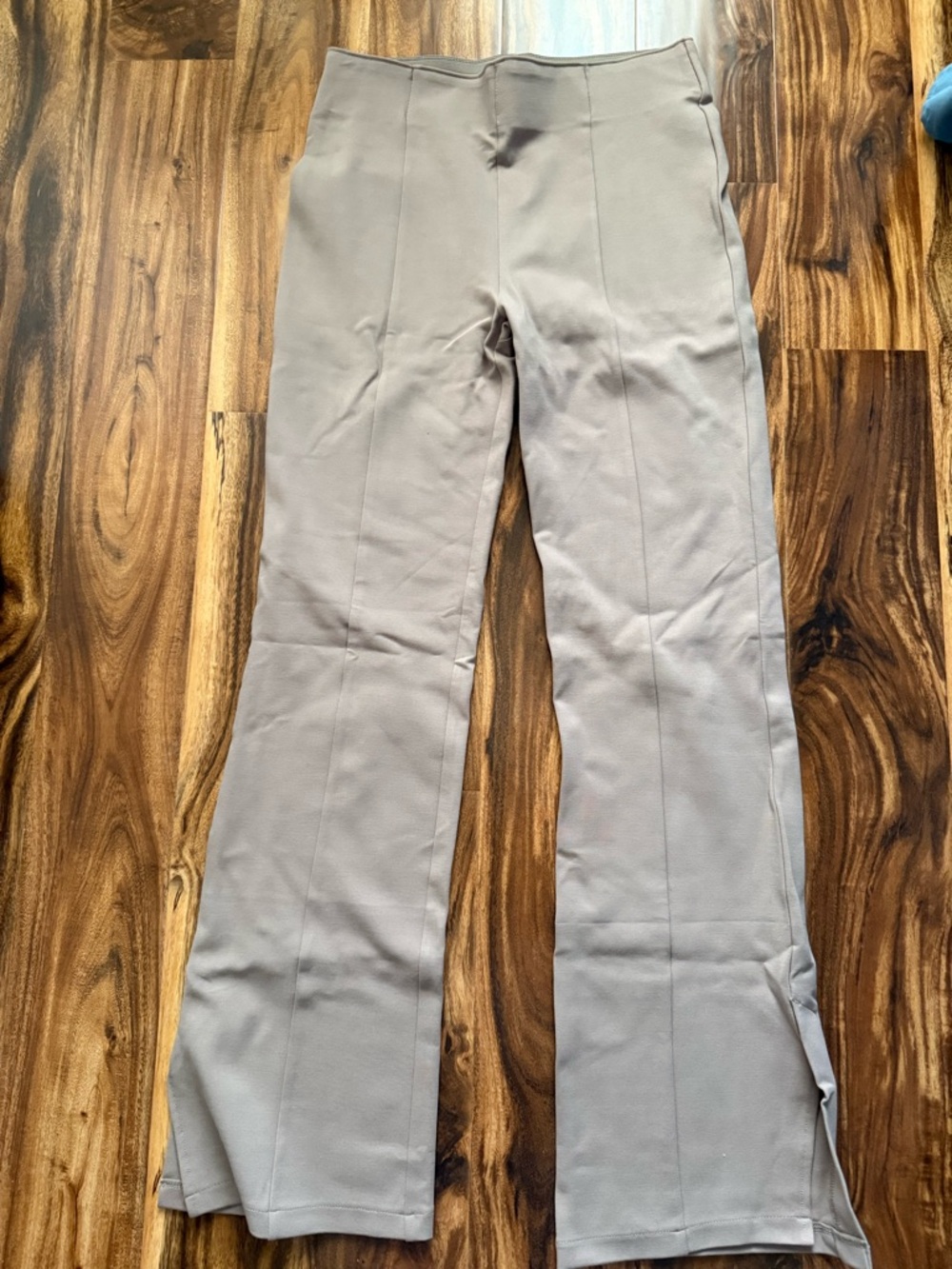 Abercrombie & Fitch Taupe Women's Straight-Leg Trousers